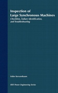 Cover: Inspection of Large Synchronous Machines - Wiley-IEEE Press