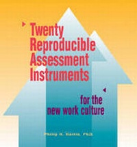 Enlarge image Cover: 20 Reproducible Assessment Instruments for the New Work Culture - HRD Press Inc.,U.S.