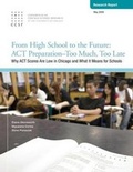 Cover: From High School to the Future - Consortium on Chicago School Research
