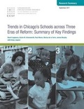 Cover: Trends in Chicago's Schools Across Three Eras of Reform - Consortium on Chicago School Research
