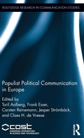 Cover: Populist Political Communication in Europe - Routledge