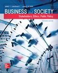Cover: Business and Society: Stakeholders, Ethics, Public Policy - McGraw-Hill Education