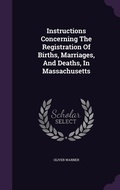 Cover: Instructions Concerning The Registration Of Births, Marriages, And Deaths, In Massachusetts - Palala Press