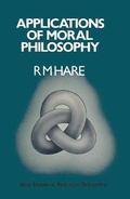 Cover: Applications of Moral Philosophy - PALGRAVE