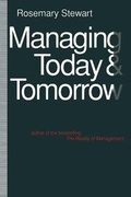 Cover: Managing Today and Tomorrow - PALGRAVE