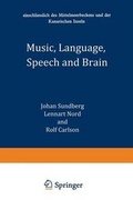 Cover: Music, Language, Speech and Brain - PALGRAVE