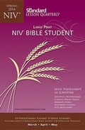 Cover: NIV(R) Bible Student Large Print--Spring 2014 - Standard Publishing Company