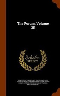 Enlarge image Cover: The Forum, Volume 35 - Arkose Press