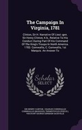 Cover: The Campaign in Virginia, 1781 - Palala Press