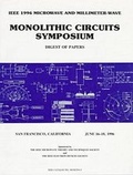 Cover: IEEE 1996 Microwave and Millimeter-Wave Monolithic Circuits Symposium - I.E.E.E.Press