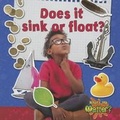 Cover: Does It Sink or Float? - Crabtree Classics