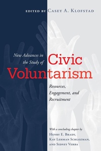 Abbildung von: New Advances in the Study of Civic Voluntarism - Temple University Press,U.S.