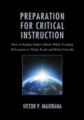 Cover: Preparation for Critical Instruction - Rowman & Littlefield Publishers