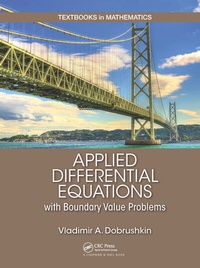 Enlarge image Cover: Applied Differential Equations with Boundary Value Problems - Chapman & Hall/CRC