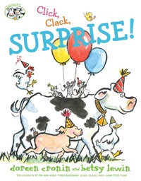 Enlarge image Cover: Click, Clack, Surprise! - Atheneum