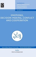 Cover: Emotions, Decision-Making, Conflict and Cooperation - Emerald Group Publishing Limited