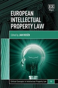 Cover: European Intellectual Property Law - Edward Elgar Publishing