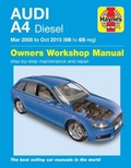 Cover: Audi A4 Diesel (Mar 08 - Oct 15) Haynes Repair Manual 08 to 65 - J H Haynes & Co Ltd