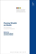 Cover: Passing Wealth on Death - Hart Publishing