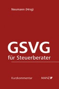 Cover: GSVG f&uuml;r Steuerberater - Manz