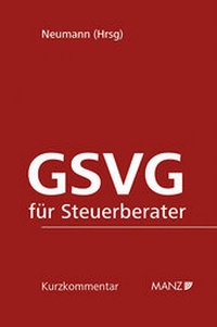 Enlarge image Cover: GSVG für Steuerberater - Manz