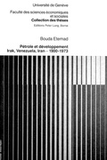 Cover: P&eacute;trole et d&eacute;veloppement - Peter Lang Verlag