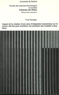 Cover: Impact de la cr&eacute;ation d'une zone d'int&eacute;gration &eacute;conomique sur le revenu des pays membres: une extension des mod&egrave;les &agrave; deux biens - Peter Lang Verlag