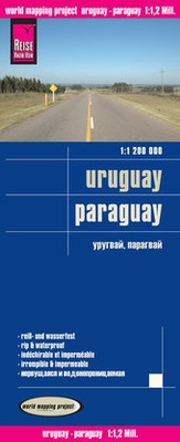 Abbildung von: Reise Know-How Landkarte Uruguay, Paraguay (1:1.200.000) - Reise Know-How Verlag Peter Rump GmbH