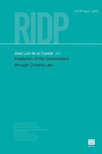 Bild: Protection of the Environment Through Criminal Law - Maklu Pub