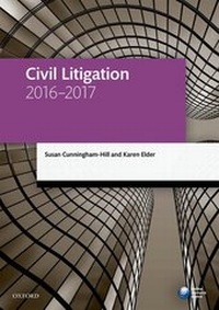 Enlarge image Cover: Civil Litigation 2016-2017 - Oxford University Press