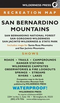 Cover: MAP San Bernardino Mountains - Wilderness Press