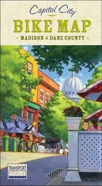 Enlarge image Cover: Capitol City Bike Map - Little Transport Press