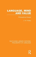 Cover: Language, Mind and Value - Routledge