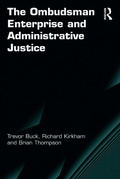 Cover: The Ombudsman Enterprise and Administrative Justice - Routledge