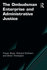 Abbildung von: The Ombudsman Enterprise and Administrative Justice - Routledge