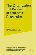 Cover: The Organization and Retrieval of Economic Knowledge - Palgrave Macmillan
