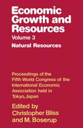 Cover: Economic Growth and Resources - Palgrave Macmillan
