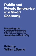 Cover: Public and Private Enterprise in a Mixed Economy - Palgrave Macmillan
