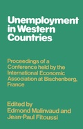 Cover: Unemployment in Western Countries - Palgrave Macmillan