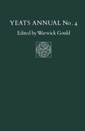 Cover: Yeats Annual No 4 - Palgrave Macmillan