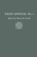 Cover: Yeats Annual No 6 - Palgrave Macmillan