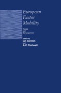 Cover: European Factor Mobility - Palgrave Macmillan