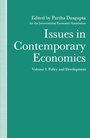 Cover: Issues in Contemporary Economics - Palgrave Macmillan