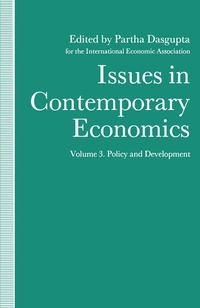 Enlarge image Cover: Issues in Contemporary Economics - Palgrave Macmillan