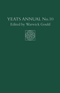 Cover: Yeats Annual No. 10 - Palgrave Macmillan