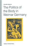 Cover: The Politics of the Body in Weimar Germany - Palgrave Macmillan