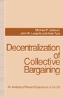 Cover: Decentralization of Collective Bargaining - Palgrave Macmillan