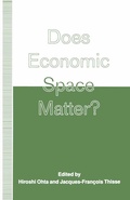 Cover: Does Economic Space Matter? - Palgrave Macmillan