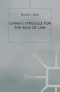 Cover: China's Struggle for the Rule of Law - Palgrave Macmillan