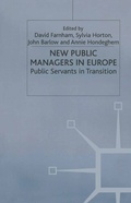 Cover: New Public Managers in Europe - Palgrave Macmillan